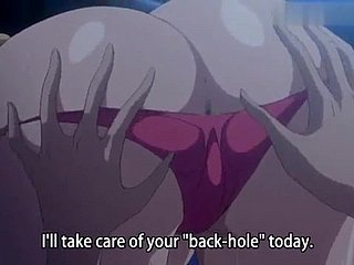 Esta garota de anime sexy dá seu corpo a essa garota