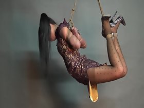 Yaner skrajny hogtie-hang wyzwanie