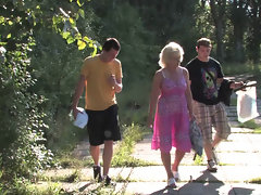granny Margrit K. gets fucked in sight