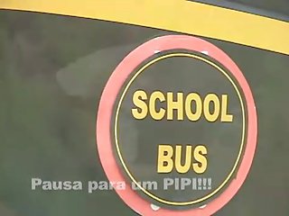 Schoolgirls in make an issue of Omnibus - Full Pellicle