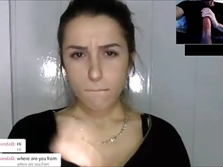 ChatRoulette - Russian Girls Obese Cock Reactions 10