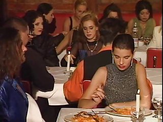 An brasserie orgy more public