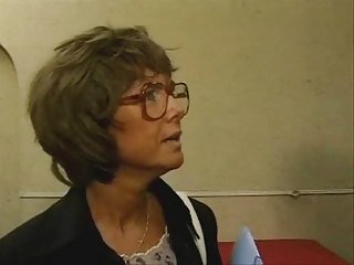 Grown-up in Glasses   Anal in Stockings