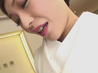 Sexy Japanese skirt loves scuking hard flannel