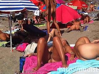 Low-spirited nudist upper classes close to nature's vestments goof off