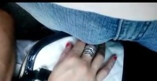 Aint picayune doubt, Her fingers went towards dat salient stiffy.
