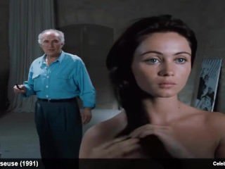Emmanuelle Beart Exposing The brush Soft Pussy Beside Pic