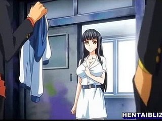 Aluna hentai duro picado por cum picado e facial por bandidos