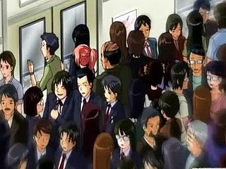 Hentai Let pass quente fodido e Creampie not any trem